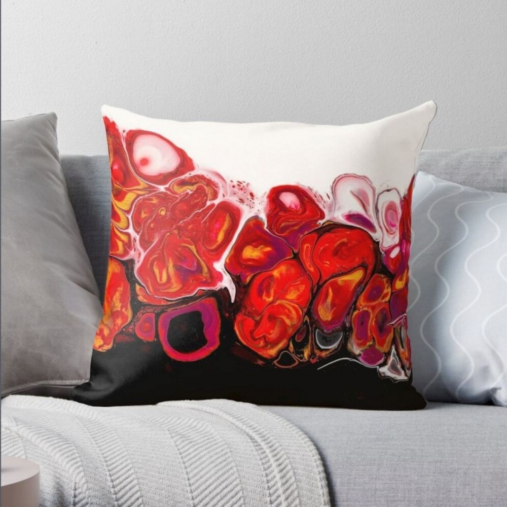 Bild 1 von Dekokissen "Roter Karneol"  / (Bezug/Innenkissen) Bezug + Innenkissen / (Größe) 45 x 45 cm