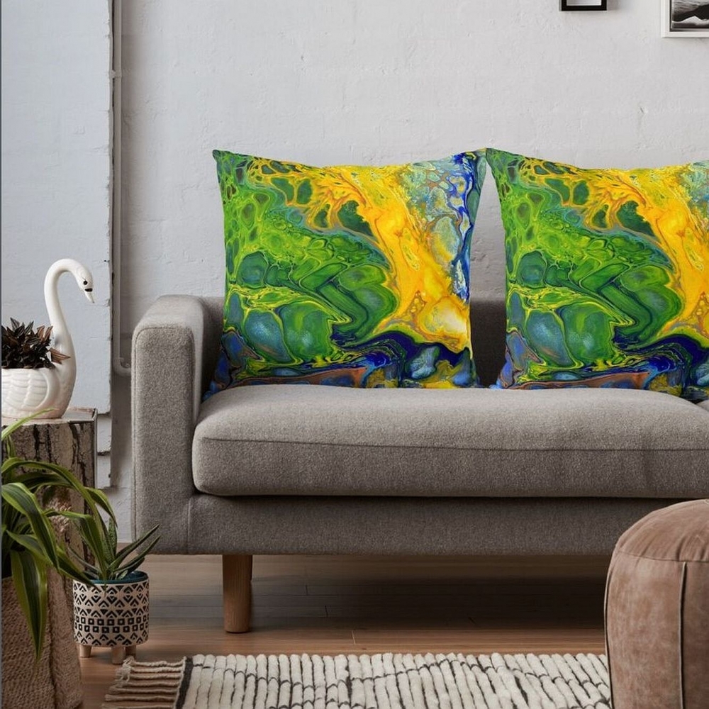 Bild 1 von Dekokissen "Rheingold"  / (Bezug/Innenkissen) nur Bezug / (Größe) 65 x 65 cm