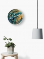 Bild 2 von Wanduhr "Blaues Tigerauge"
