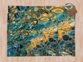 Bild 5 von Fleecedecke "Blaues Tigerauge"