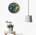 Bild 4 von Wanduhr "Blaues Tigerauge"