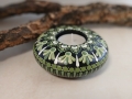 Bild 3 von Teelichthalter „Kollektion Laubfrosch“ – Handgemaltes Punkte-Mandala (Ø 10,5 cm)