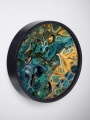 Bild 5 von Wanduhr "Blaues Tigerauge"