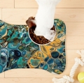 Bild 4 von Napfunterlage Hund / Katze "Blaues Tigerauge"  / (Modell) Hund