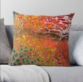Bild 1 von Dekokissen "Lava im Fluss"  / (Bezug/Innenkissen) Bezug + Innenkissen / (Größe) 50 x 50 cm