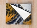 Bild 3 von Fleecedecke "Schwarzgoldener Achat"