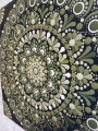 Bild 2 von Leinwandbild 20x20 cm  „Kollektion Laubfrosch“ – Handgemaltes Dot-Mandala auf Keilrahmen